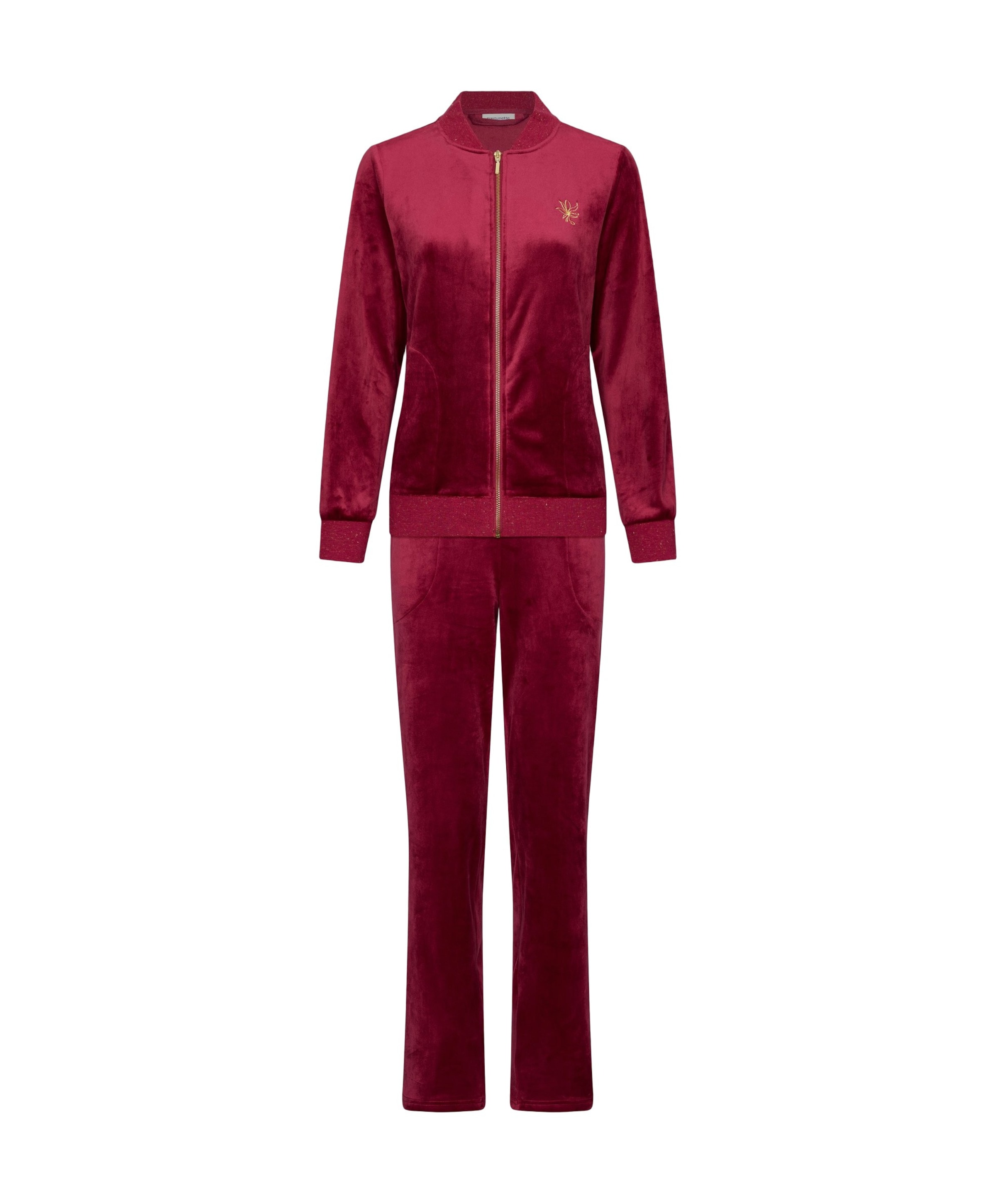 Dames huispak rood