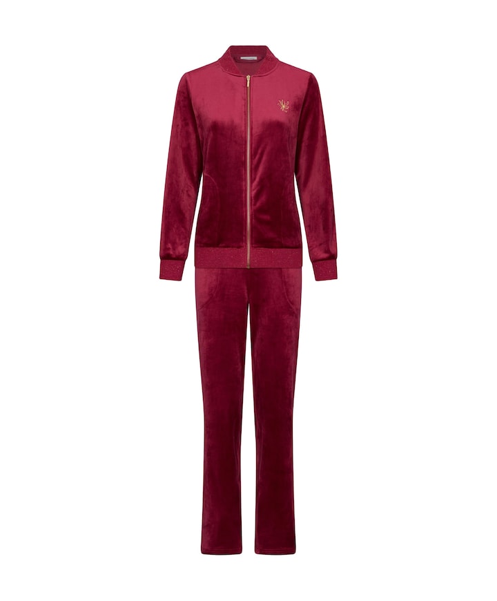 Dames huispak rood