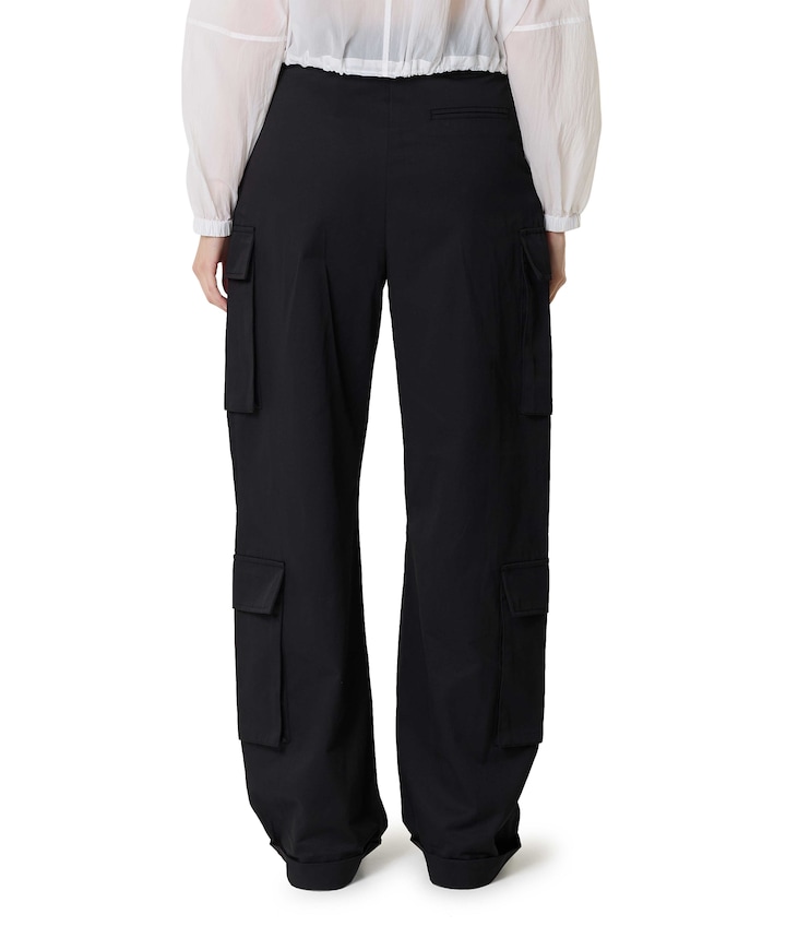 Rabi Cargo Pocket Tall Pant dames broek zwart