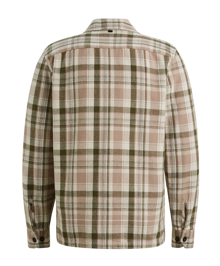 Heren overhemd lange mouw roze