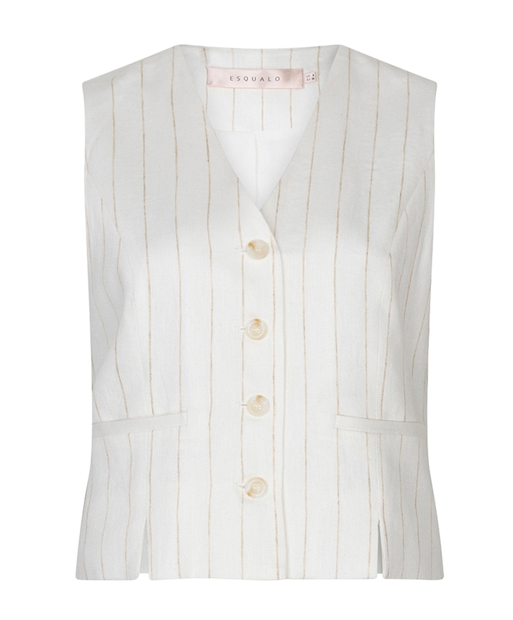 Dames gilet ecru