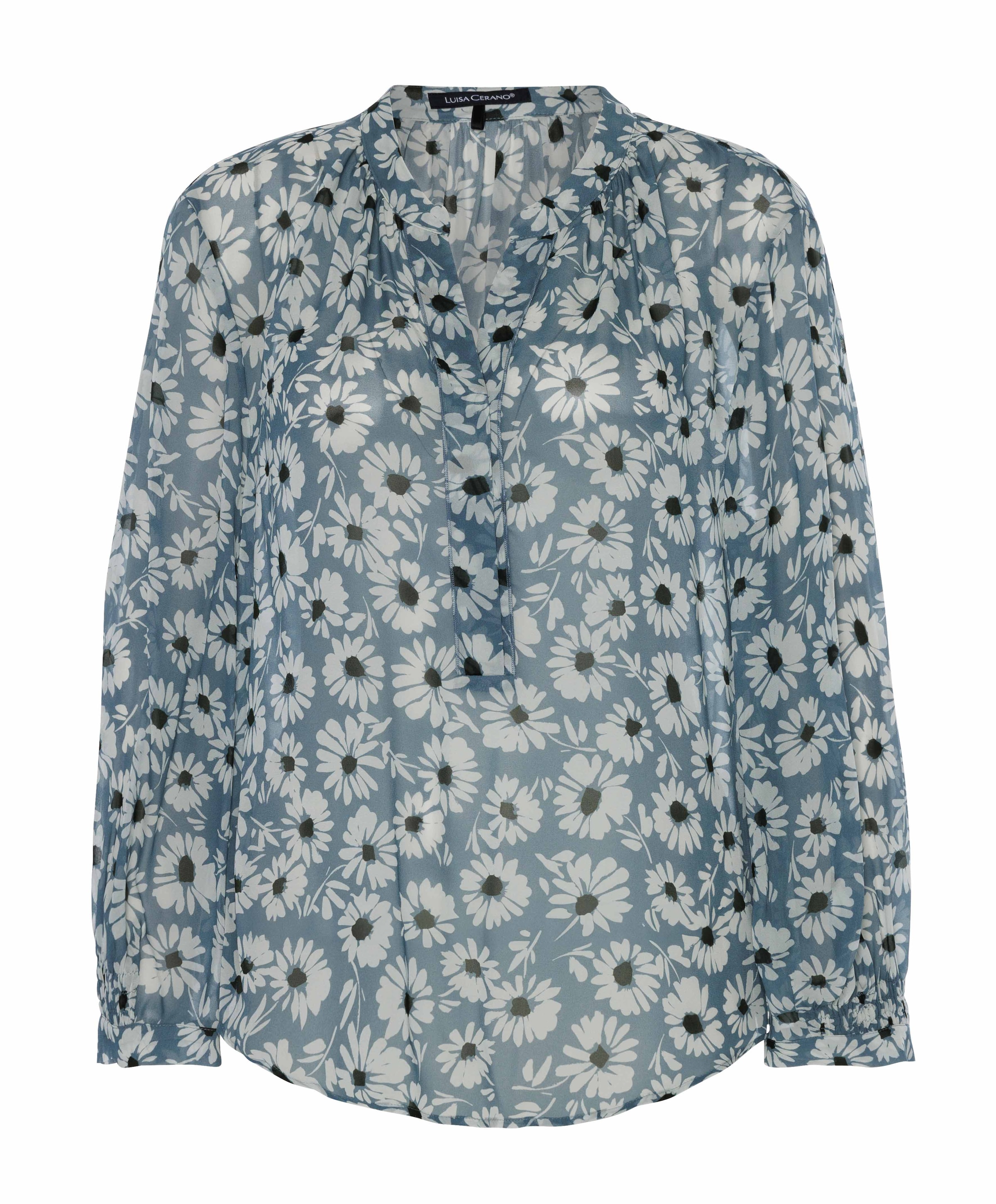 Blouse blauw