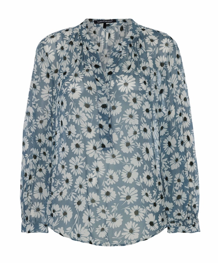 Blouse blauw