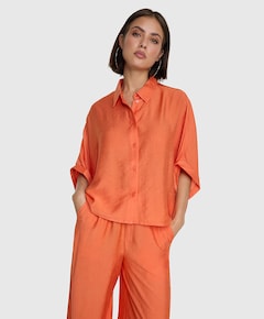 Dames blouse oranje