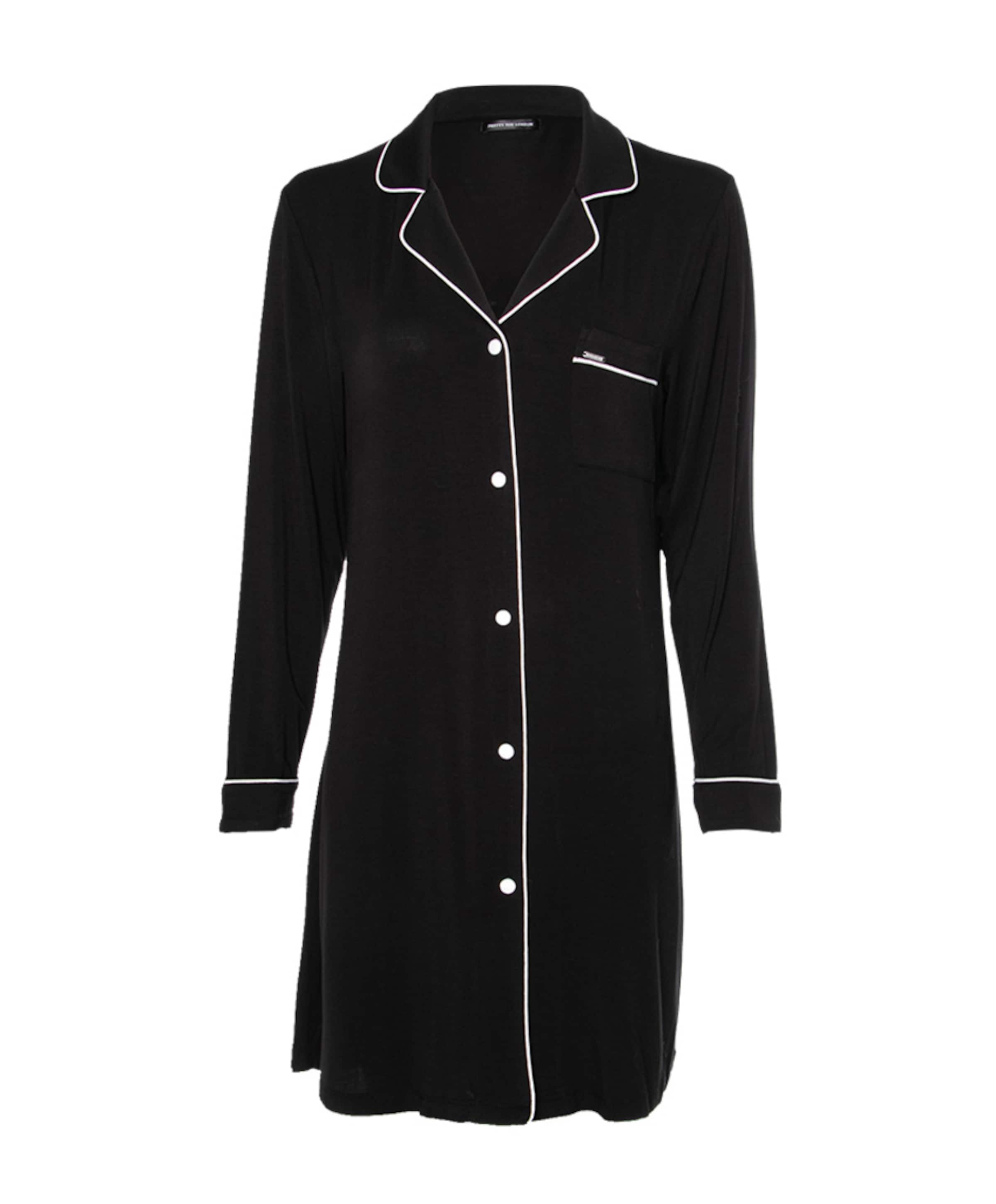 Dames nachthemd zwart