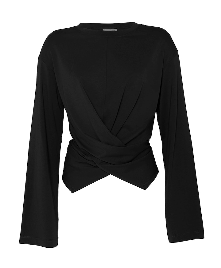 Dames longsleeve zwart