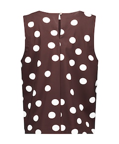 Dames top bruin