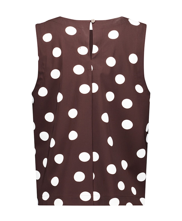 Dames top bruin