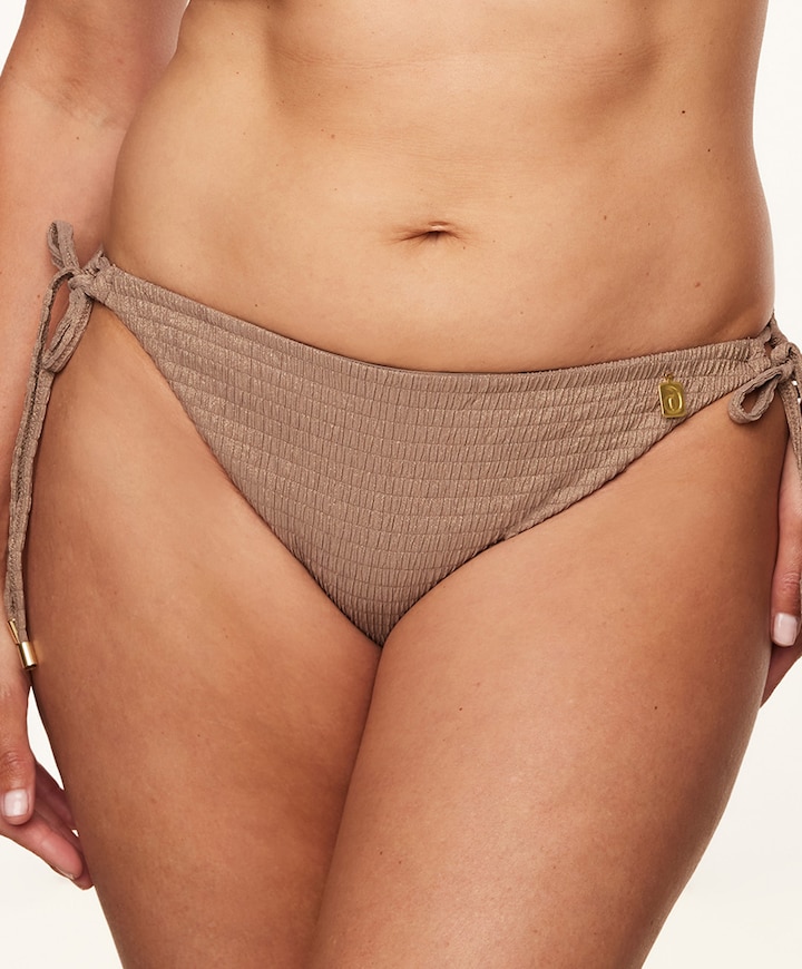 Dames bikinibroekje bruin