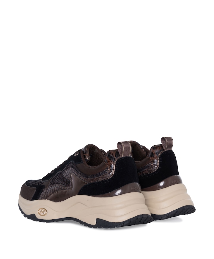 PALMA ORA dames sneakers bruin