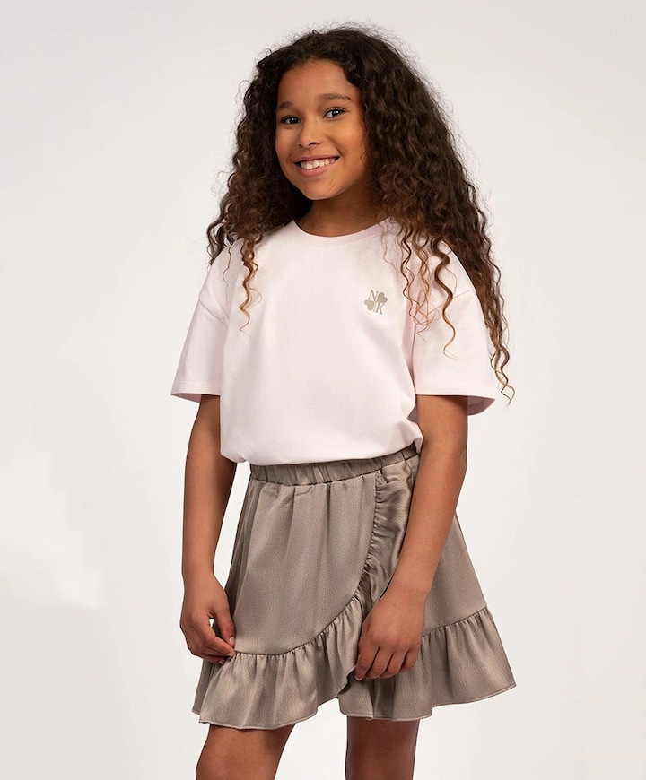 Meisjes rok beige