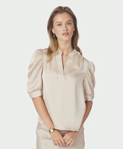 Dames blouse beige
