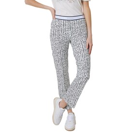 Alisa Slim Easy dames broek blauw