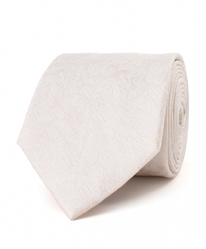 Heren stropdas ecru