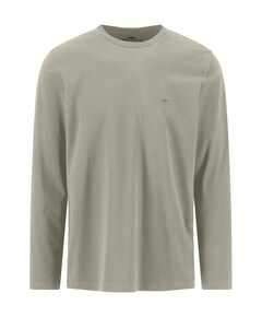 Heren longsleeve beige