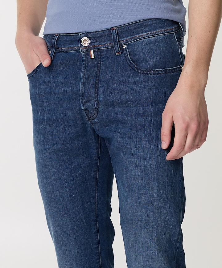 Bard Slim 5 pkt heren jeans blauw