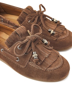 June Loua dames loafers bruin