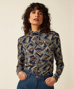 Dames top blauw