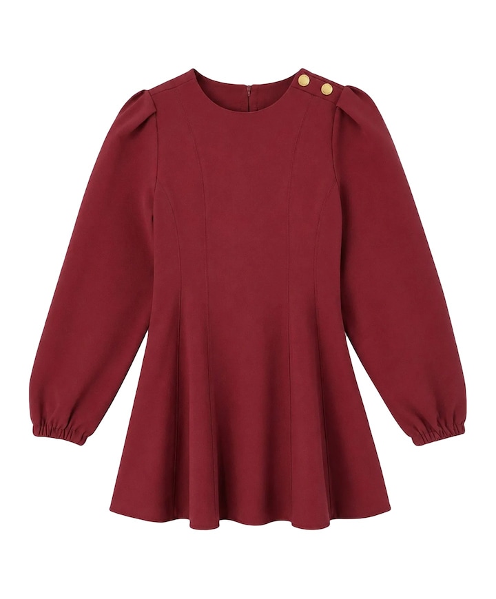Meisjes jurk bordeaux