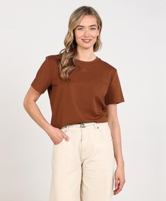 Dames T-shirt bruin