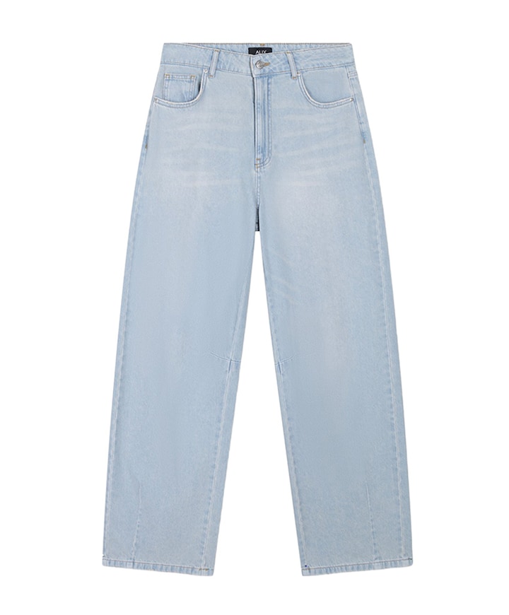 FLOWY DENIM dames jeans blauw