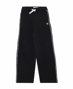 INTERLOCK PIPING meisjes broek zwart