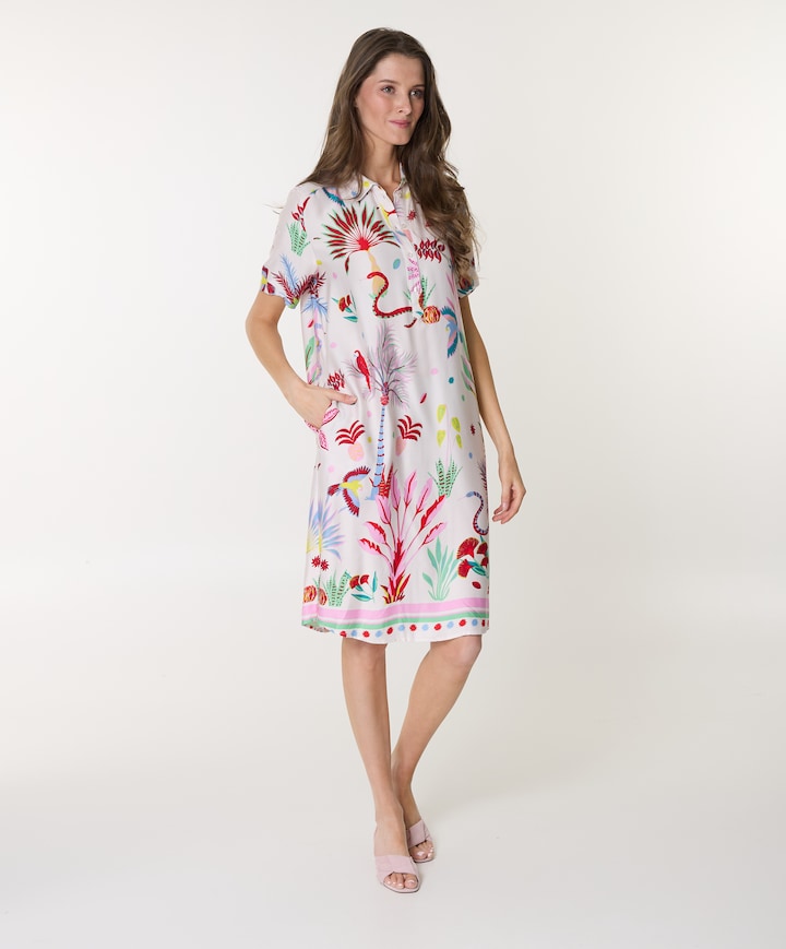 Dames jurk multicolor
