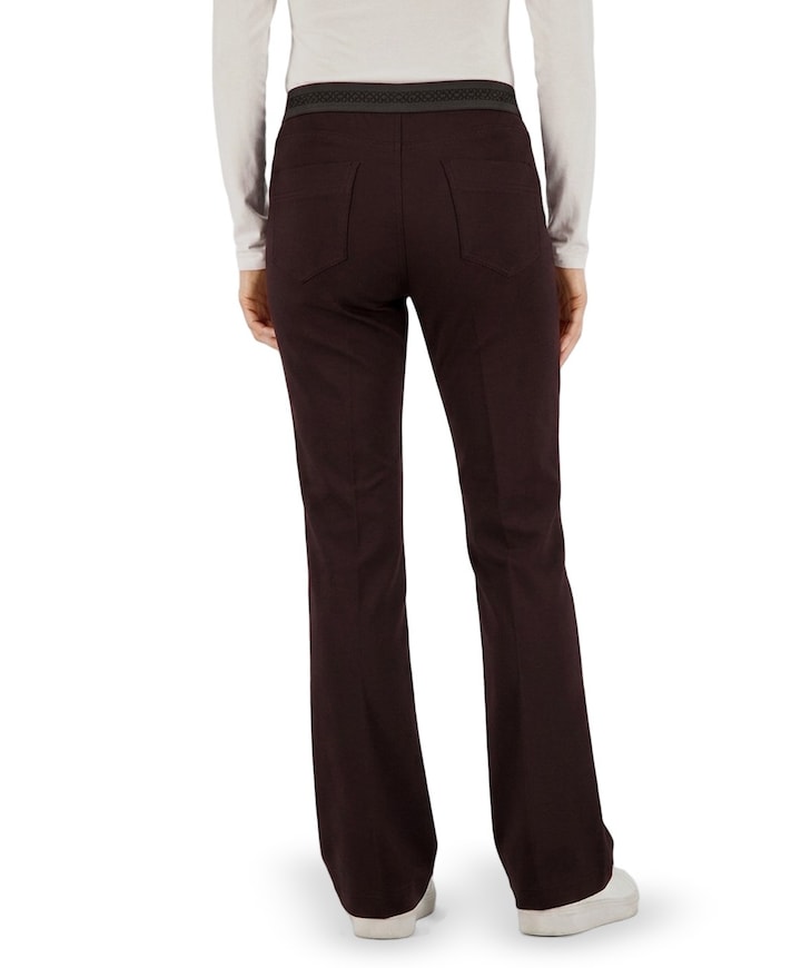 Hose Pull On Slim dames broek bruin