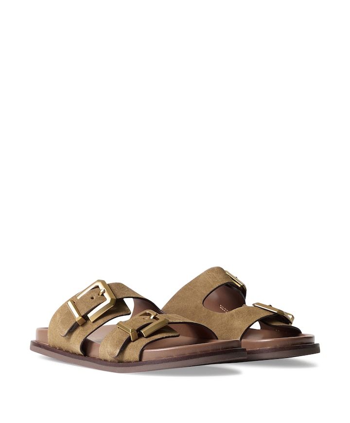 dames slippers bruin