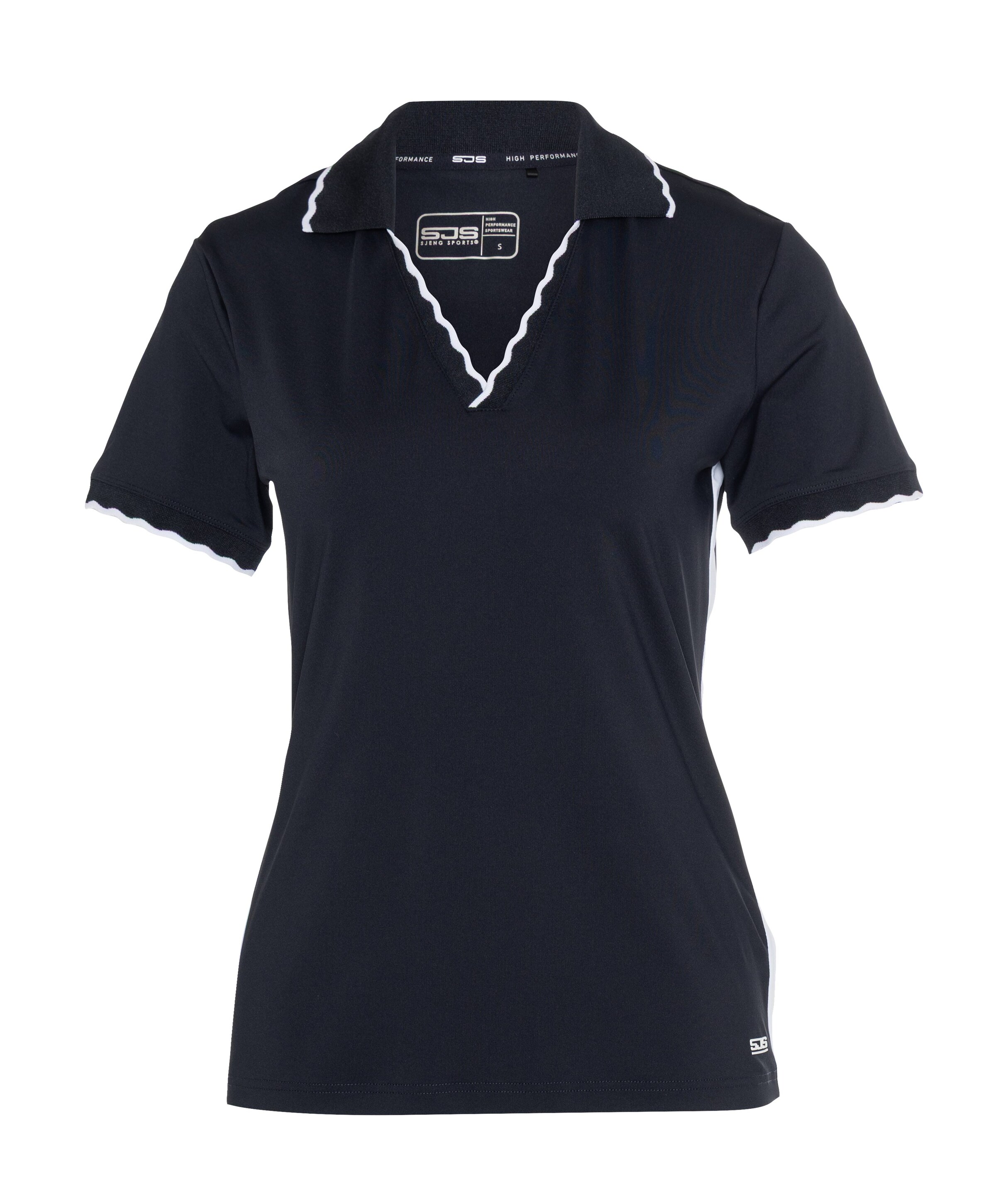 Dames polo blauw