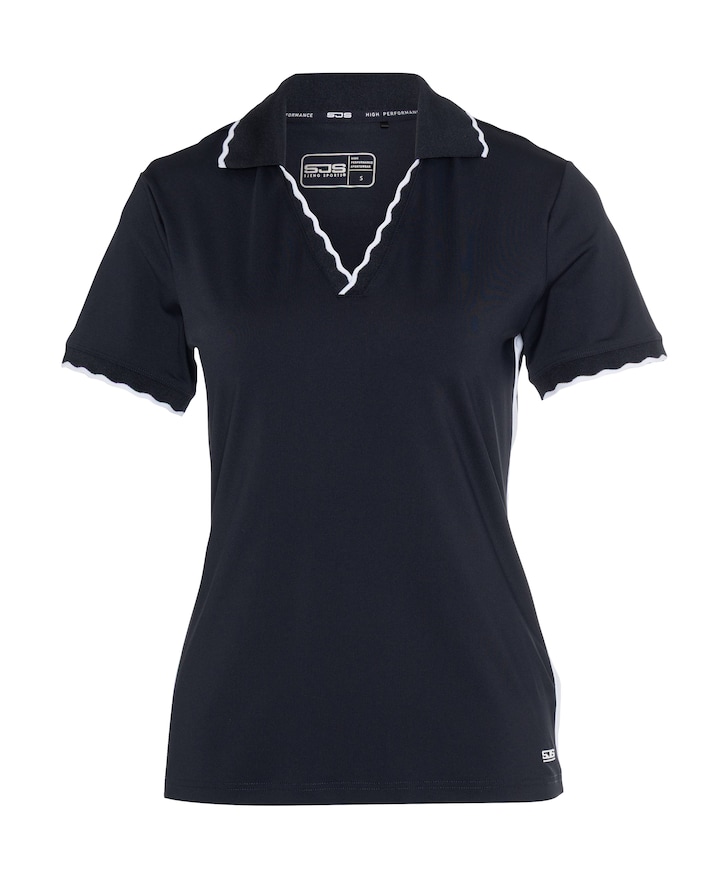 Dames polo blauw
