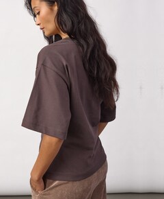Dames T-shirt bruin