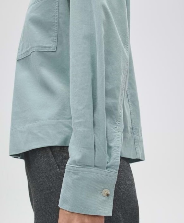 Dames blouse blauw