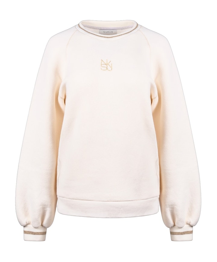Dames sweater ecru