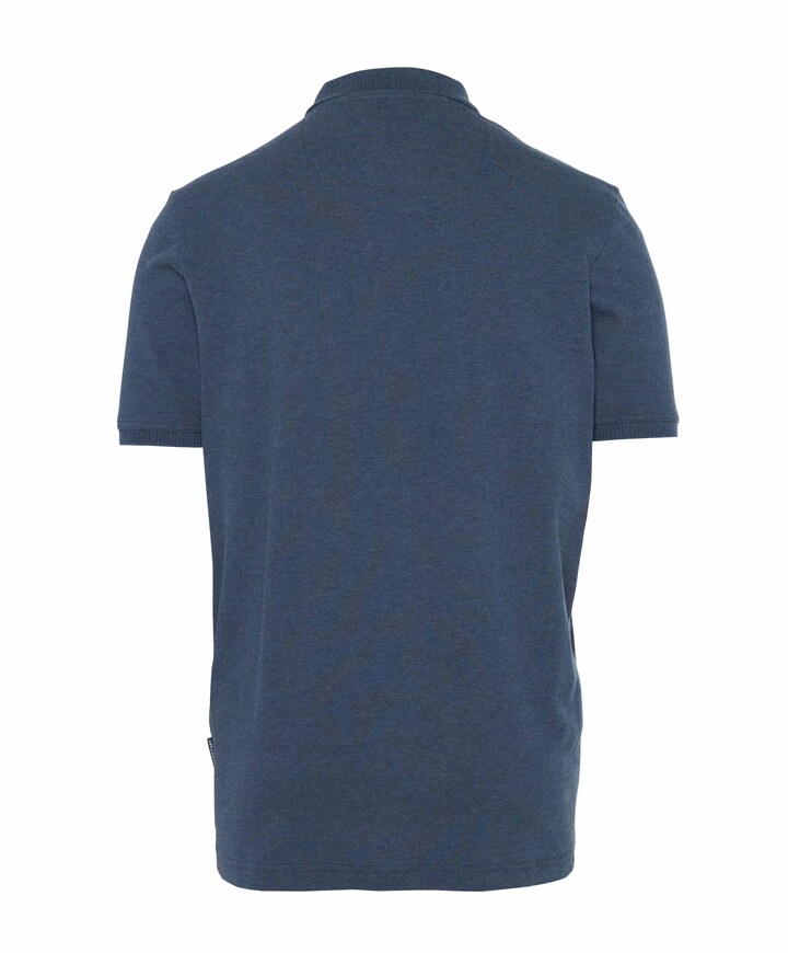 Heren polo blauw