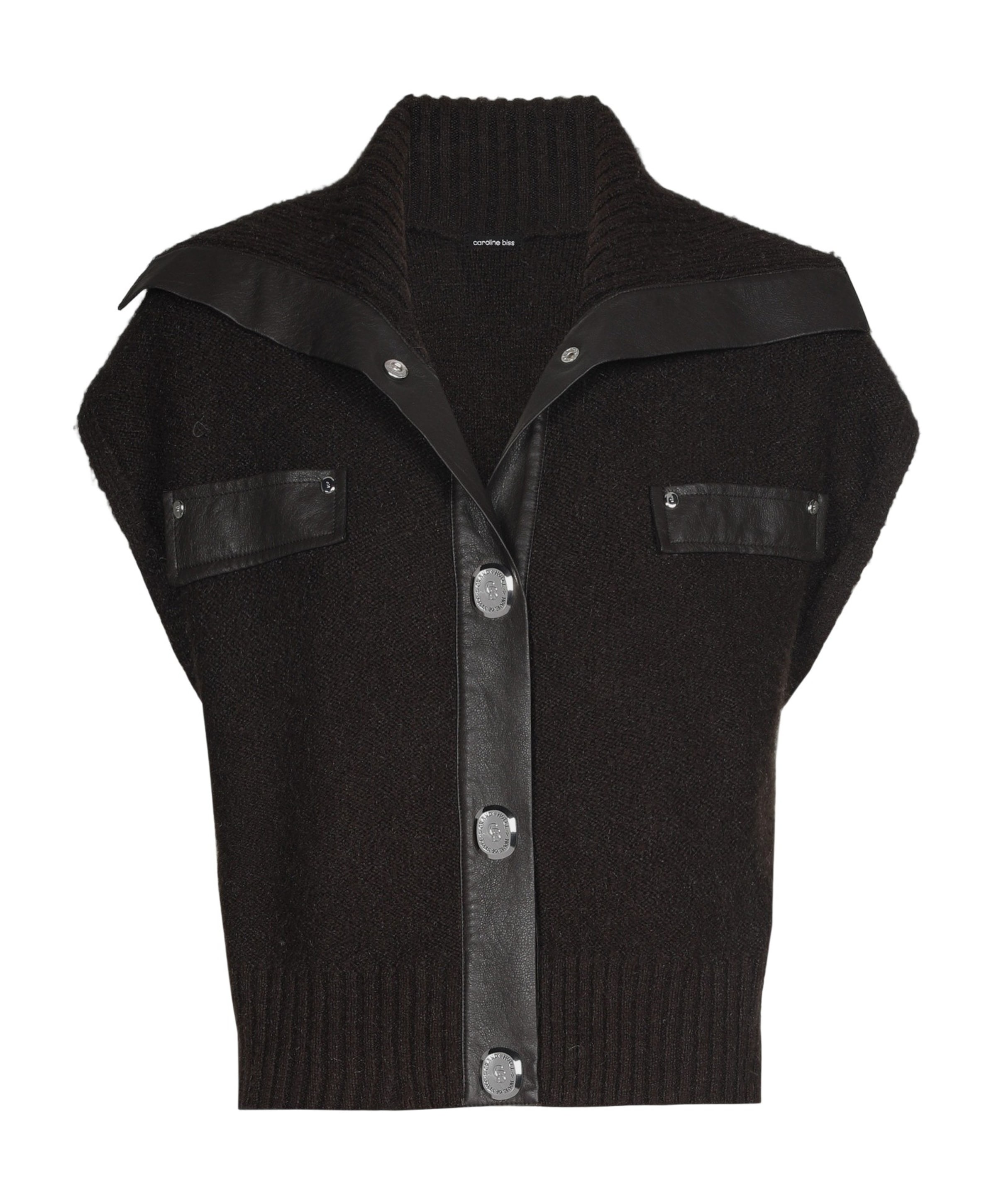 Dames gilet bruin