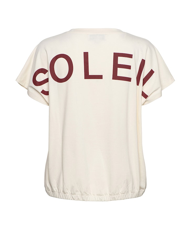 Dames T-shirt beige