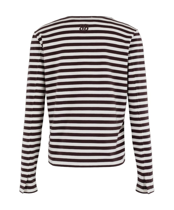Dames longsleeve bruin