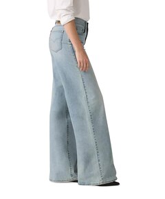 728 HR wide leg dames jeans blauw
