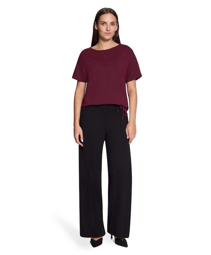 Dames T-shirt bordeaux