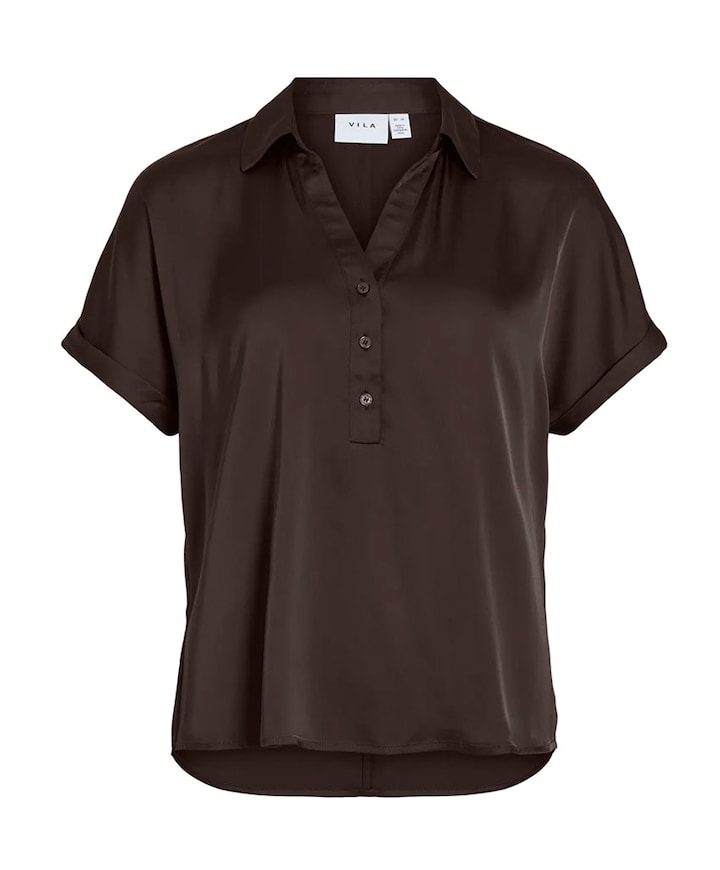 Dames blouse bruin