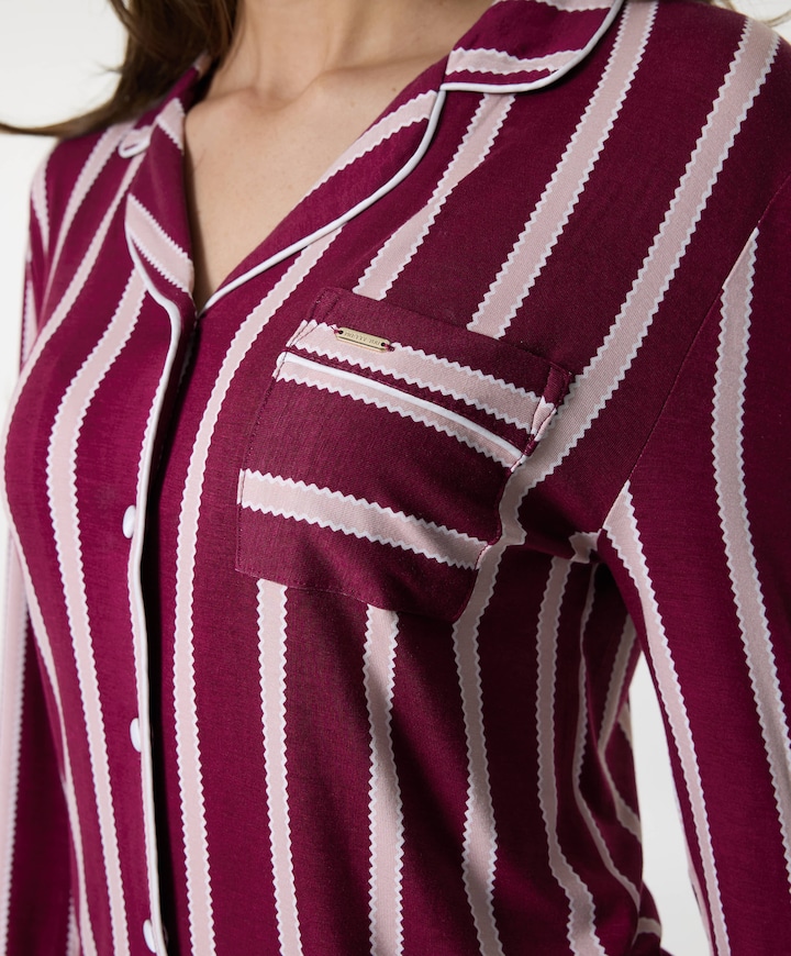 Dames pyjamaset roze