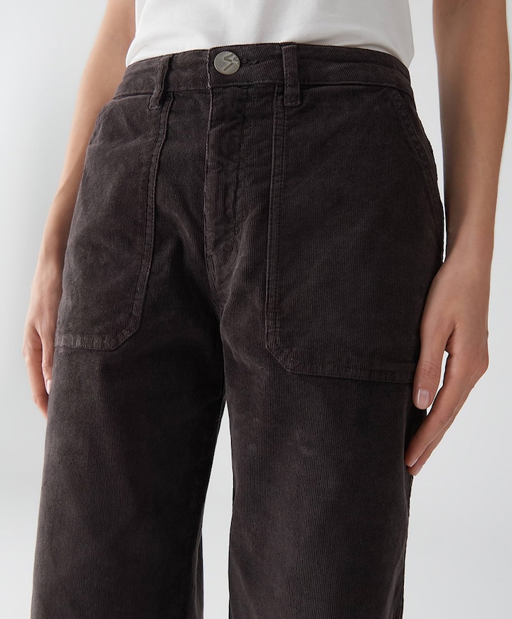 Lissie babycord broek bruin