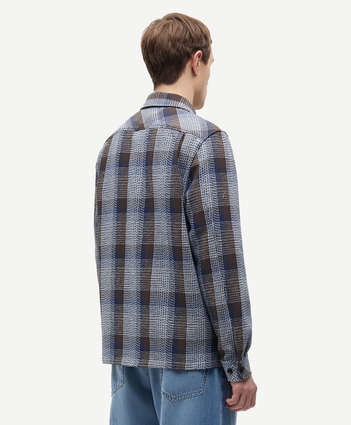 Heren overshirt bruin