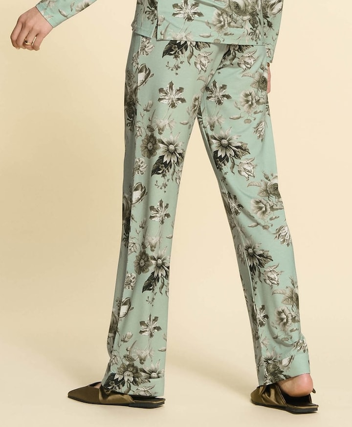Dames pyjamabroek groen