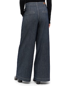 LIVA SLEEK dames jeans blauw
