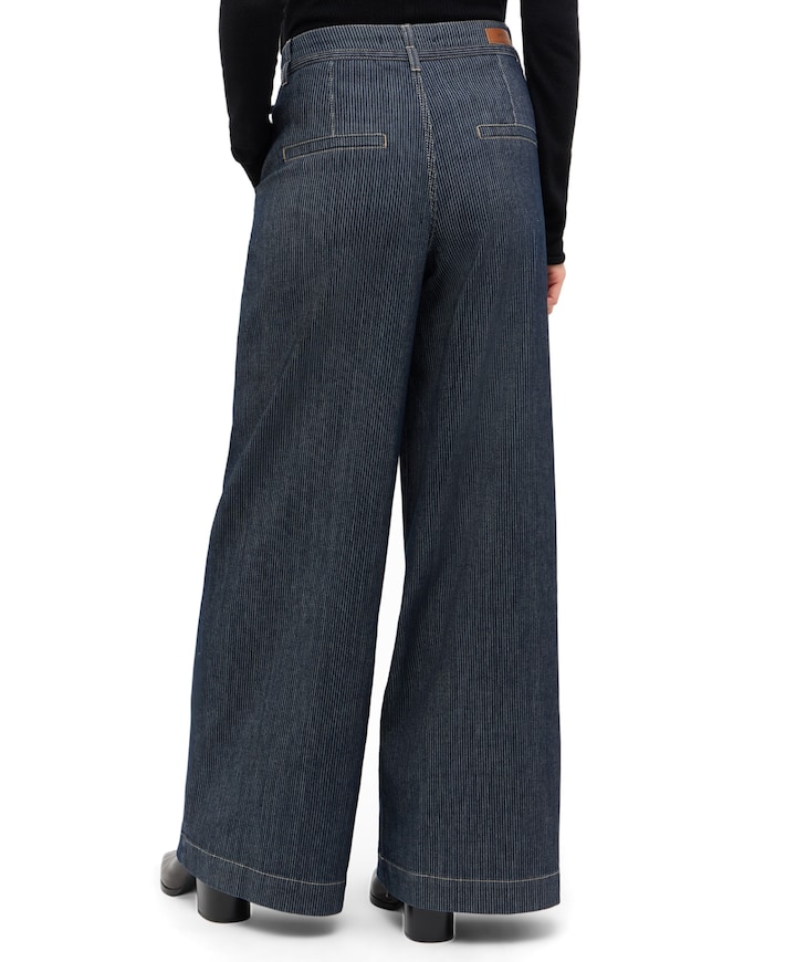 LIVA SLEEK dames jeans blauw