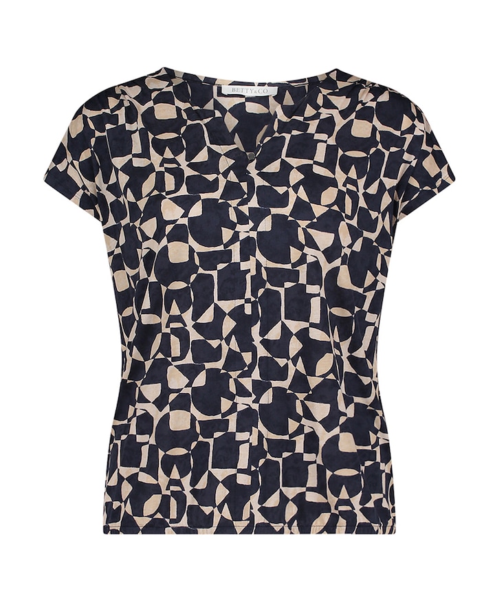 Dames t-shirt blauw