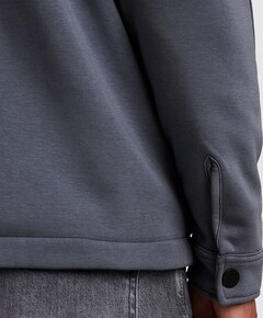 Heren overshirt grijs