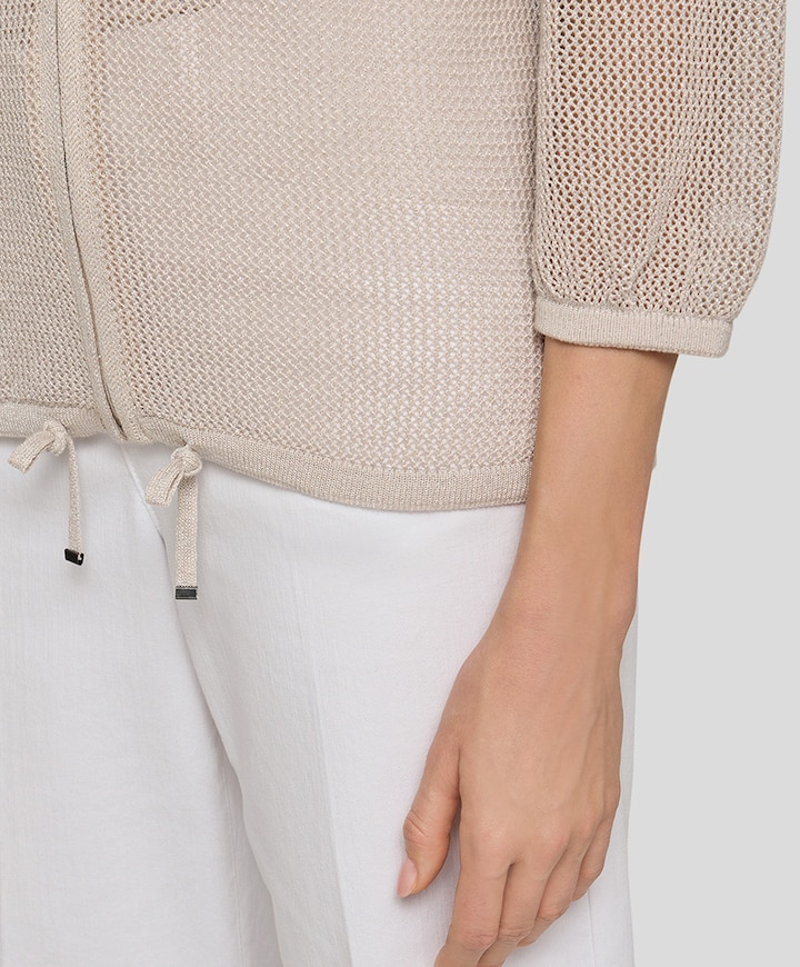 Dames vest beige